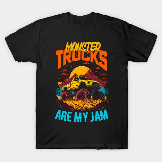 Monster Truck are my Jam Funny T-Shirt by T-shirt US